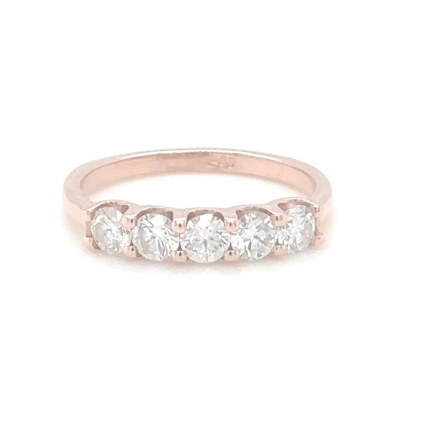 Radiant Rose Diamond Band