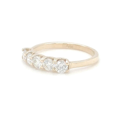 Golden Glow Diamond Band