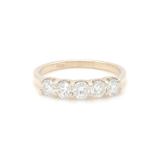 Golden Glow Diamond Band