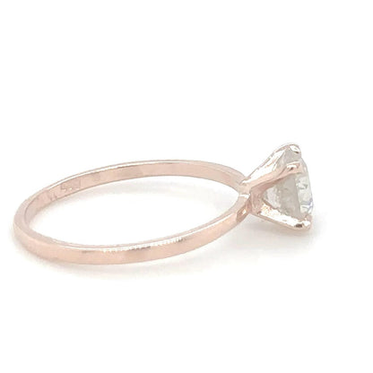 Blush Solitaire Diamond Ring