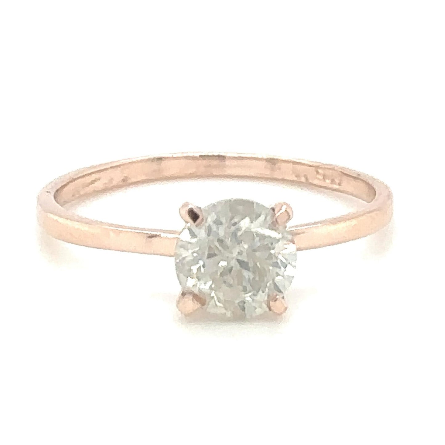 Blush Solitaire Diamond Ring