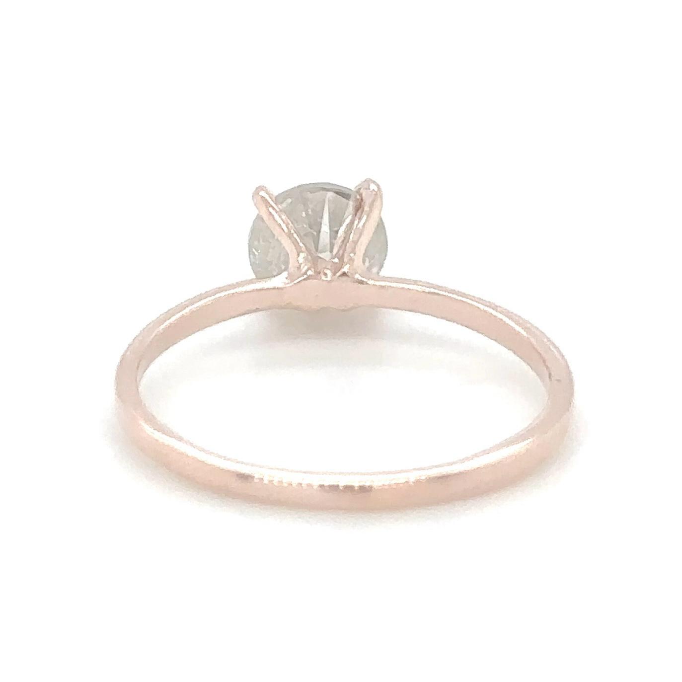 Blush Solitaire Diamond Ring