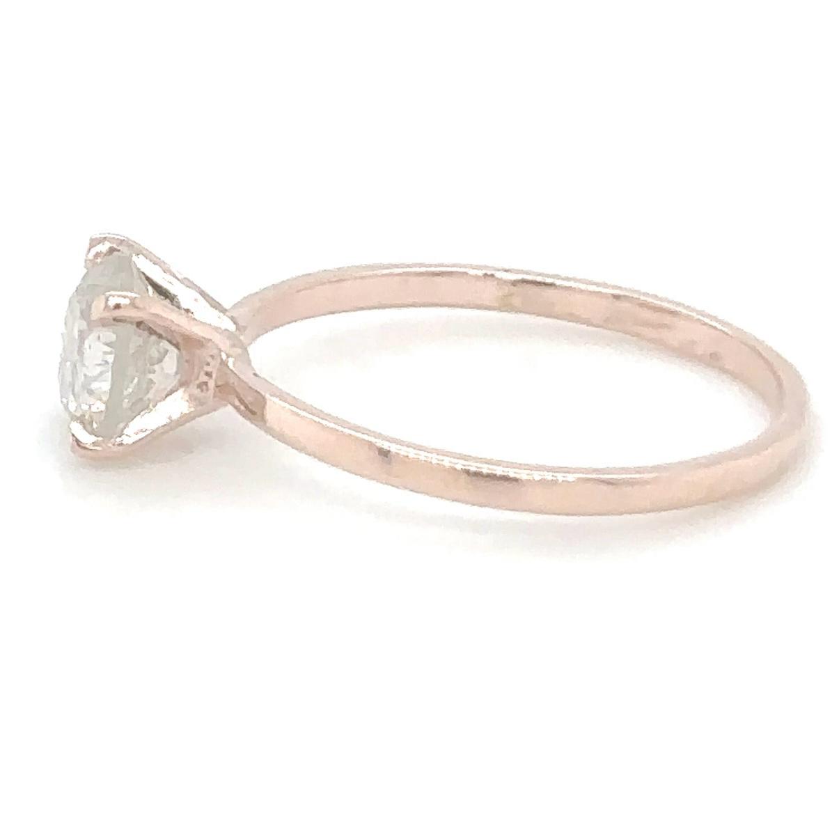 Blush Solitaire Diamond Ring