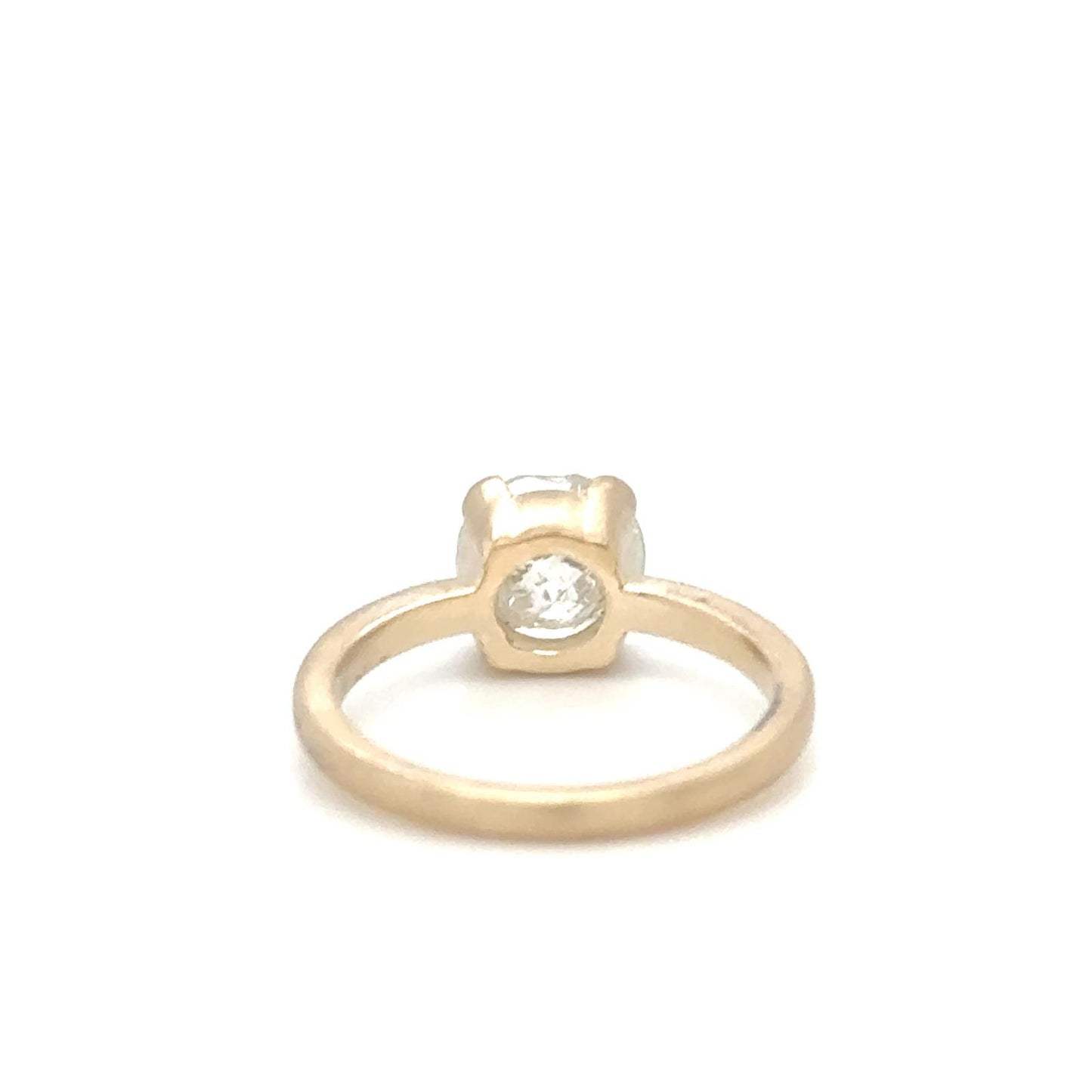 14K Yellow Gold Flames Ring