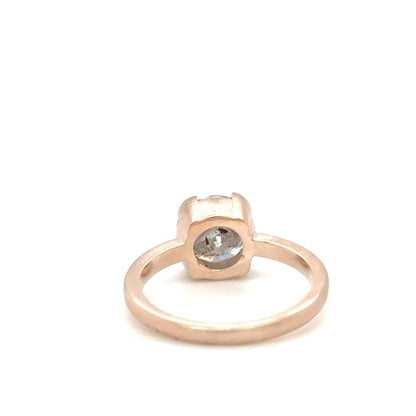 14K Rose Gold Flames Ring