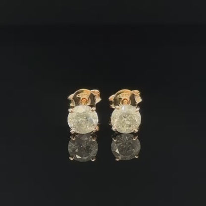 Rose Radiance Diamond Earrings