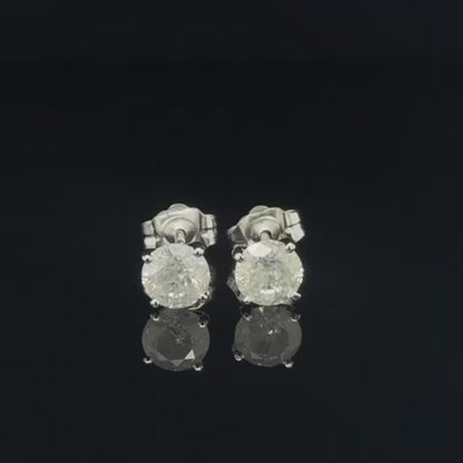 Radiant Reflections Diamond Earrings