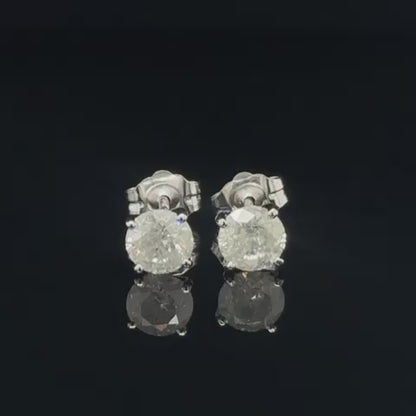 Radiant Reflections Diamond Earrings