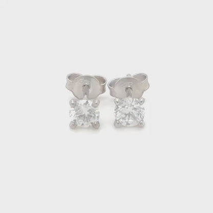 Classic Elegance Diamond Stud Earrings