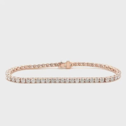 Rose Radiance Tennis Bracelet